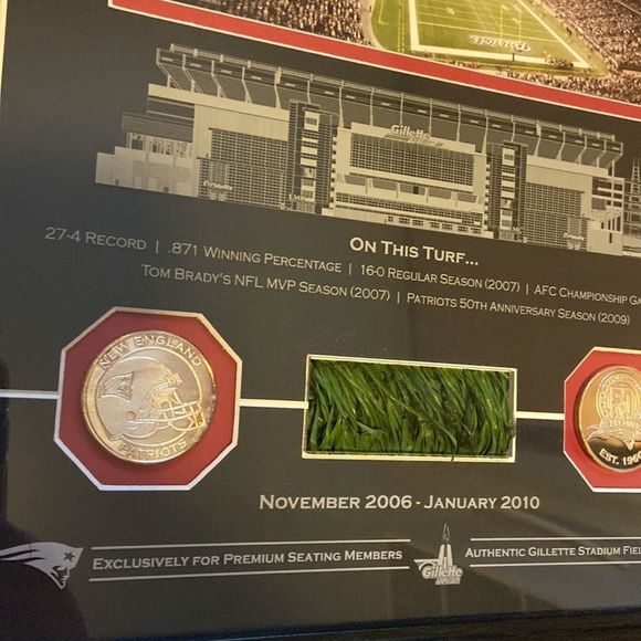 Commemorative Gillette Stadium New England Patriots 50th anniversary season - Picture 4 of 11